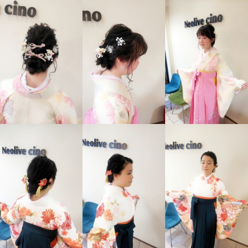 2022年 卒業式 ヘアセット 袴着付け ご予約受付中☆