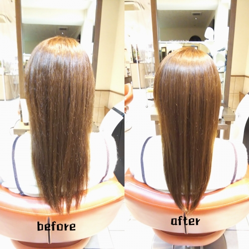 髪質改善酸熱とラメラメトリートメント☆