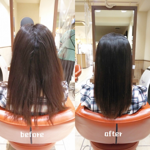 酸性美髪縮毛矯正で扱いやすい髪にしませんか？