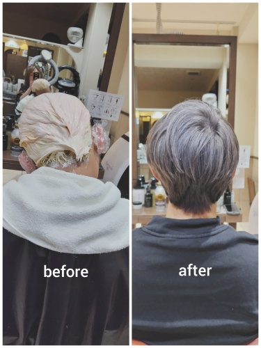 ダブルカラーで透明感のあるカラーにしませんか？