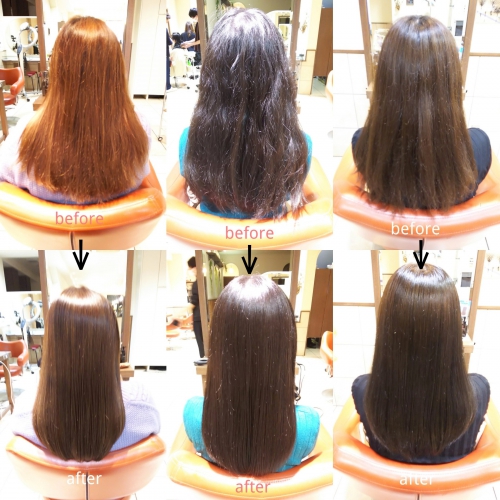 髪質改善酸熱とラメラメトリートメント☆