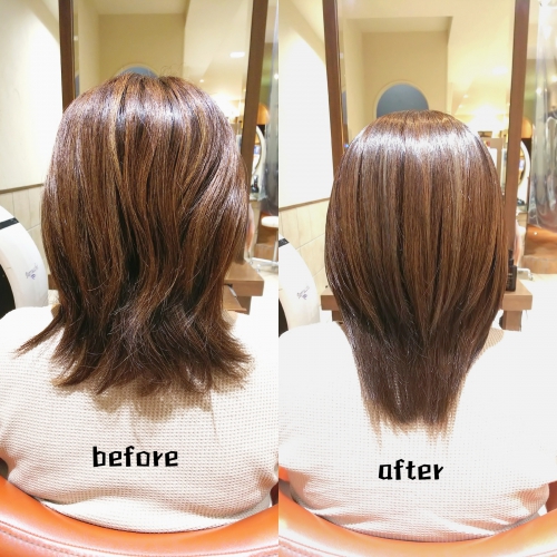 髪質改善メニューで家でもまとまる艶髪に☆