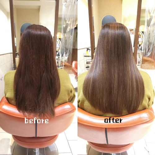 酸性ストレート(酸性縮毛矯正)でキレイな髪にしませんか☆