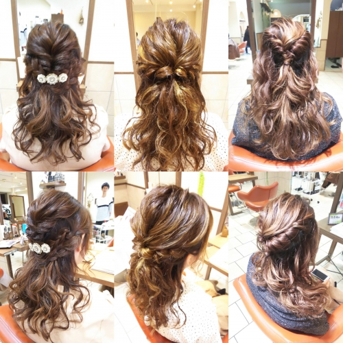 結婚式にオススメなハーフアップヘアアレンジ☆