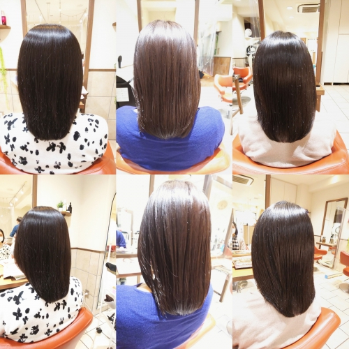 髪質改善メニューでミディアムの方も美髪に☆