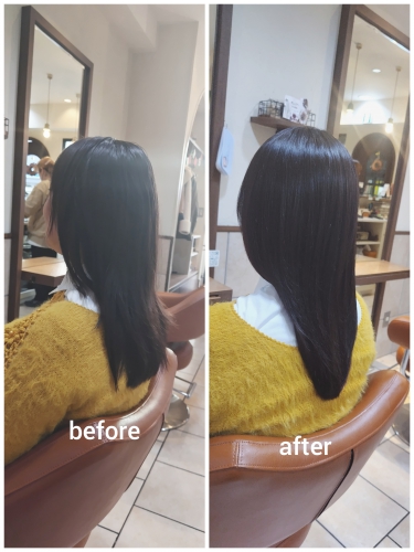 髪質改善酸熱トリートメントと超音波ハホニコトリートメントで艶髪にしませんか？
