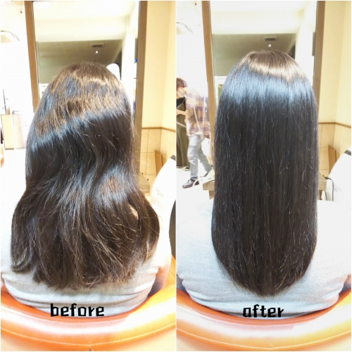 髪質改善メニューで美髪☆