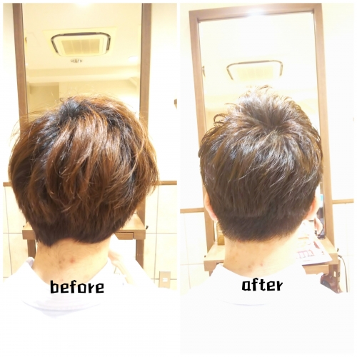 アップバングショートスタイル☆