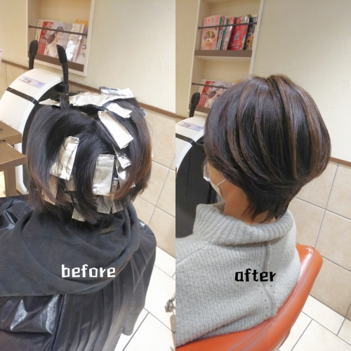 白髪ぼかしハイライトでイメチェンしませんか？