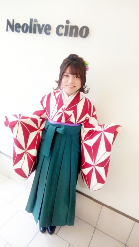 卒業式 ヘアセット 袴着付け ご予約受付中☆ 登戸