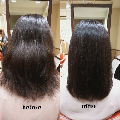 髪質改善酸熱とラメラメトリートメントで美髪☆