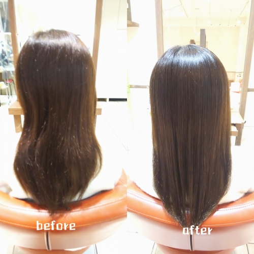 髪質改善メニューで美髪☆