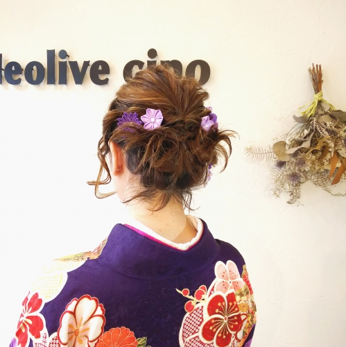 卒業式 ヘアセット 袴着付け ご予約受付中☆