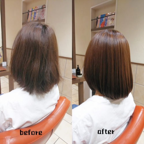 髪質改善メニューでパヤパヤした髪もまとまる美髪☆