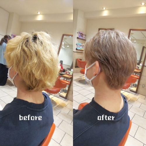 ダブルカラーで透明感のあるカラーにしませんか？