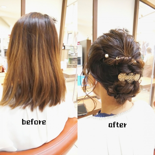 結婚式にオススメ ツイストヘアアレンジ☆