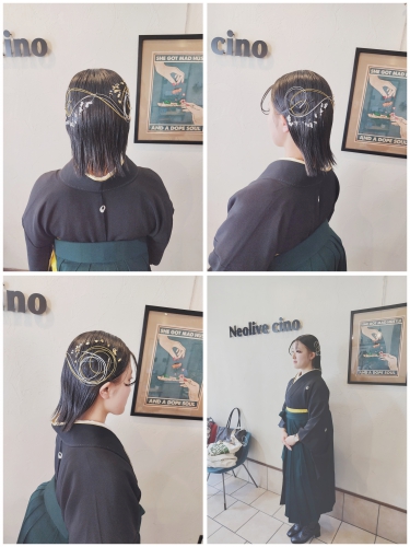 卒業式、袴着付け、ヘアセットご予約受付中