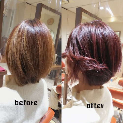 デザインカラー イヤリングカラー ピンク☆