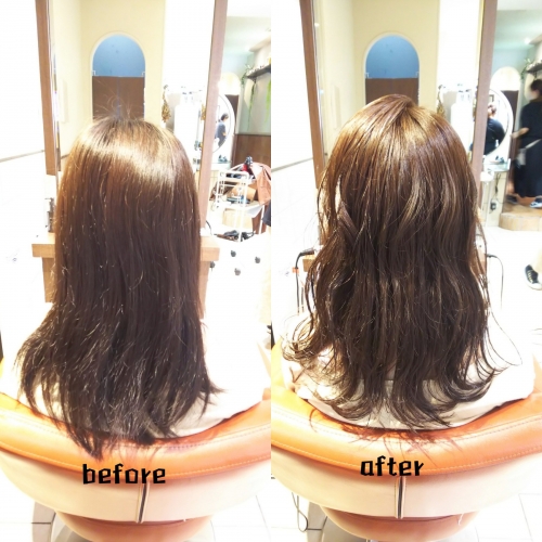 カラーでイメチェン！髪色をカーキアッシュに☆