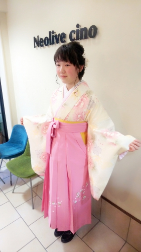 卒業式 ヘアセット 袴着付け ご予約受付中☆ 登戸
