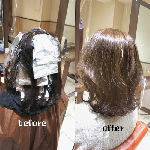 デザインカラー 白髪ぼかし シークレットハイライト☆