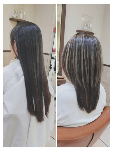 白髪ぼかしハイライトでイメチェンしませんか？