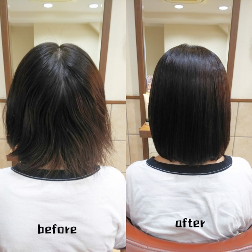 美髪 酸性 縮毛矯正で扱いやすい髪にしませんか？