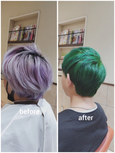 ダブルカラーで透明感のあるカラーにしませんか？