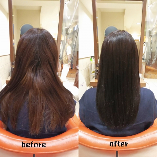 酸性縮毛矯正でキレイな艶髪にしませんか？