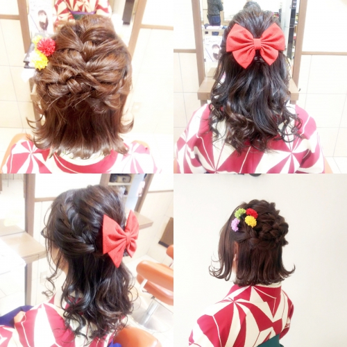 卒業式 ヘアセット 袴着付け ご予約受付中☆