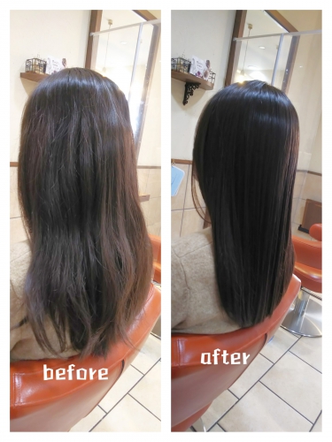 髪質改善酸熱トリートメントと超音波ハホニコトリートメントで艶髪にしませんか？
