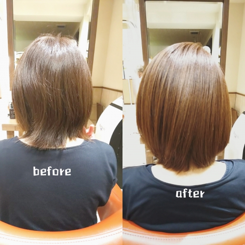 髪質改善メニューで伸ばしている髪を美髪に☆