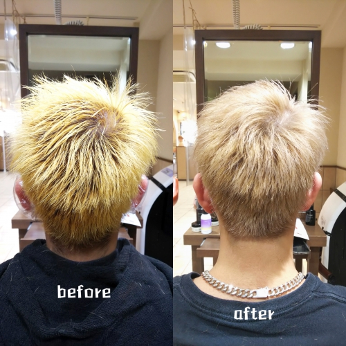 ダブルカラーでミルクティーベージュ☆