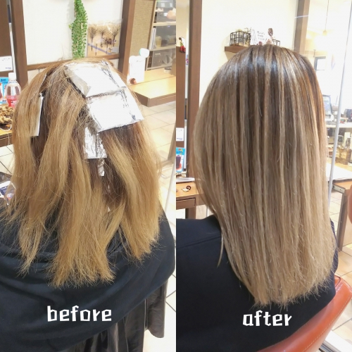 デザインカラー ハイライト バレイヤージュ☆