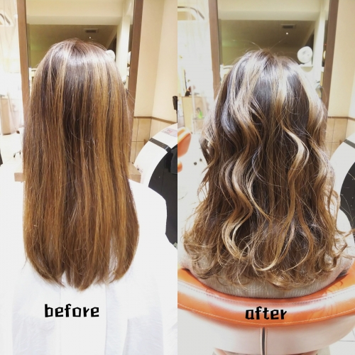 バレイヤージュカラー☆