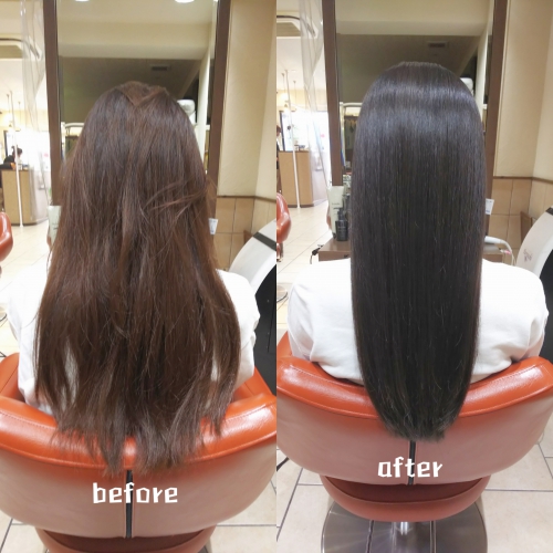 髪質改善酸熱トリートメントと超音波ハホニコトリートメントでサラサラ髪に☆