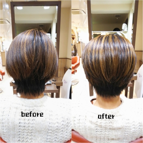 襟足スッキリショートカット☆