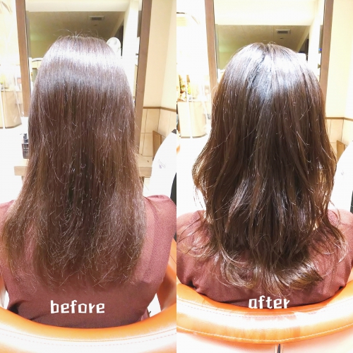 髪のメンテナンスでキレイに伸ばしましょう☆