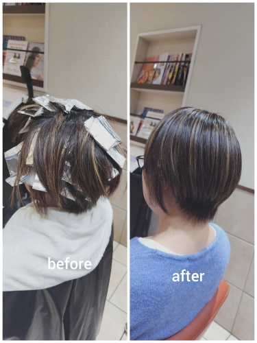 白髪ぼかしハイライトでイメチェンしませんか？