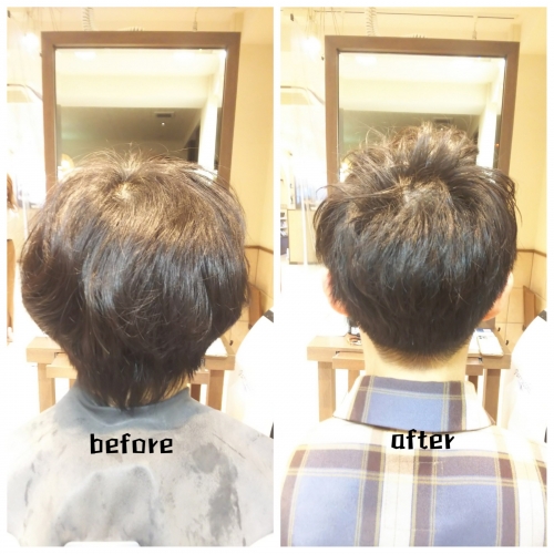 スッキリマッシュショートスタイル☆