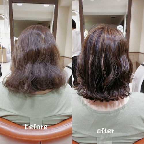 白髪馴染ませハイライトで白髪をデザインしませんか？