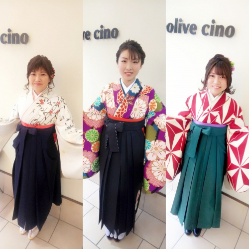 2022年 卒業式 ヘアセット 袴着付け ご予約受付中☆