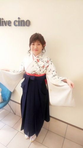 卒業式 ヘアセット 袴着付け ご予約受付中☆ 登戸