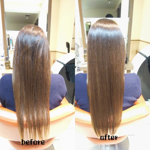 髪質改善酸熱とラメラメトリートメントで美髪☆