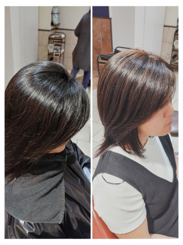 アンブレラカラーで白髪を馴染ませませんか？