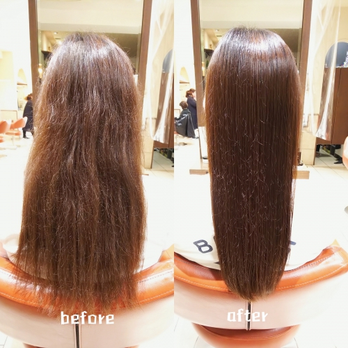 髪質改善酸熱とラメラメトリートメントで美髪☆