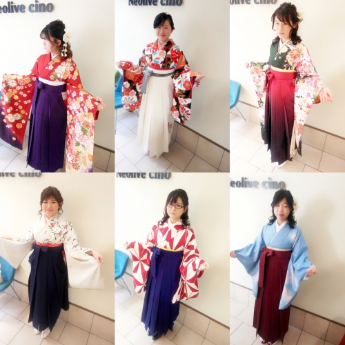 卒業式 ヘアセット 袴着付け ご予約受付中☆ 登戸