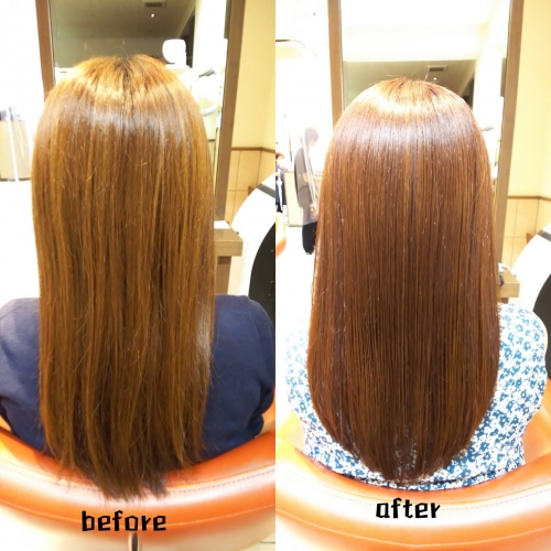 髪質改善酸熱トリートメントとラメラメトリートメントで美髪にしませんか☆