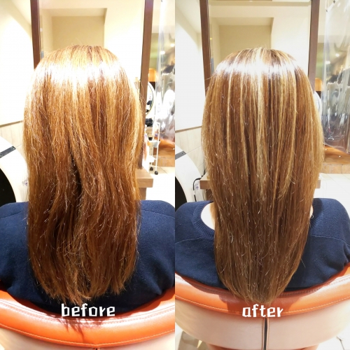 髪質改善メニューで美髪☆