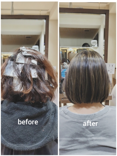 白髪ぼかしハイライトでイメチェンしませんか？